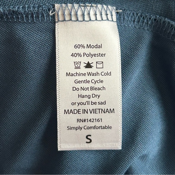 NWT Maxi Skirt Dress Lularoe Small Maxi SOLID Blue - Picture 4 of 5